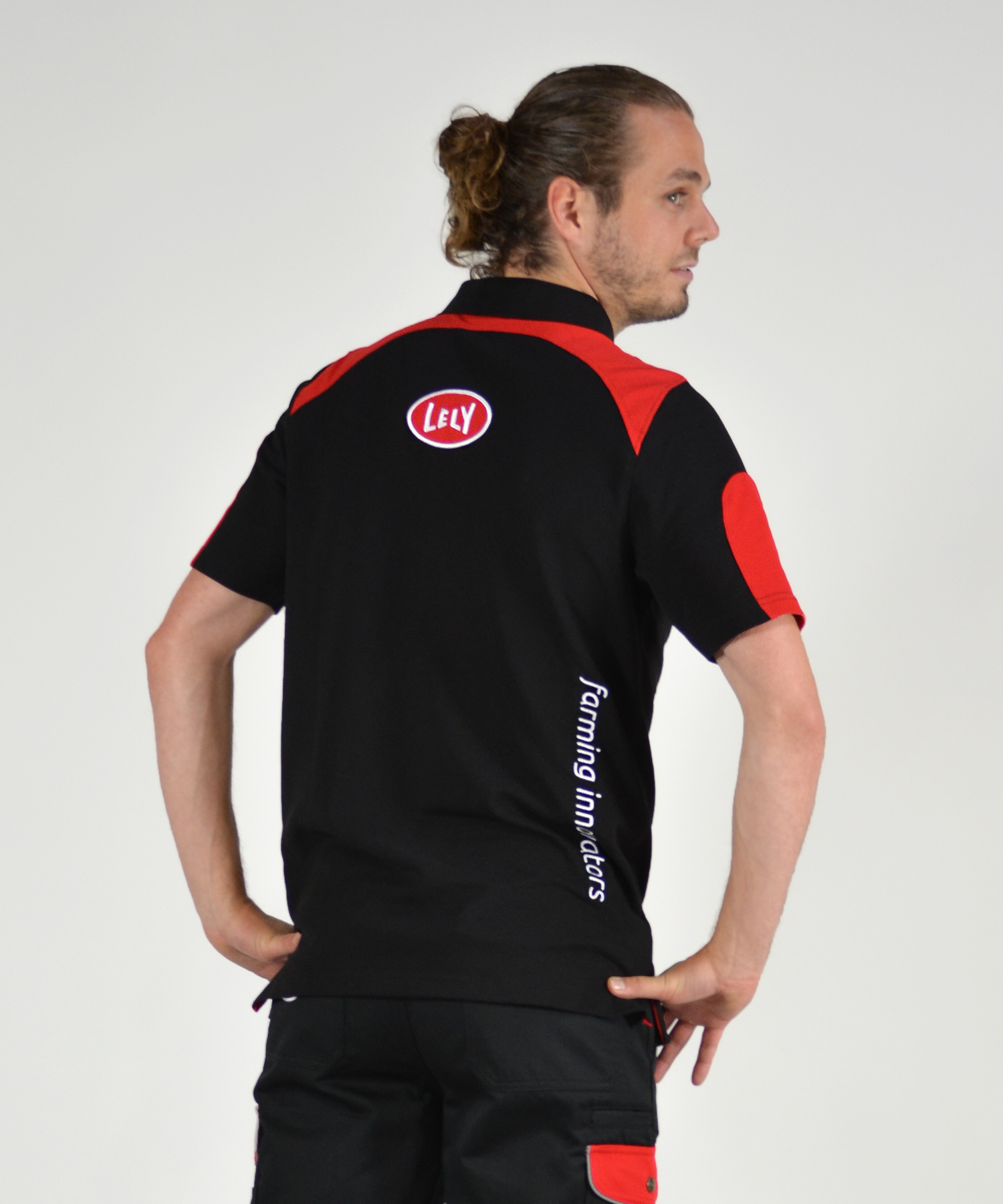 Polo men black-red 2.0